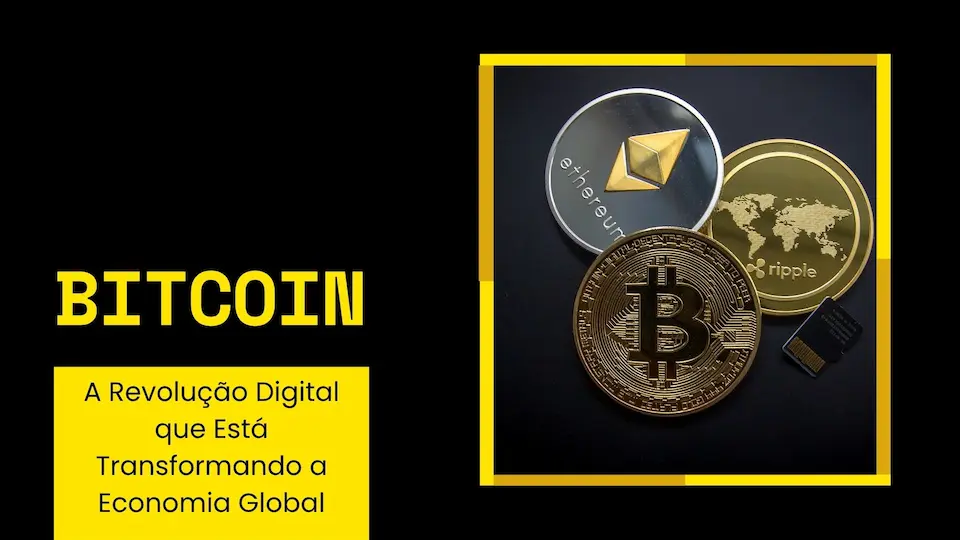Black Yellow Simple Modern Cryptocurrency Presentation